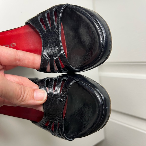 Bebe Y2K Strappy Leather Open toe Heels size 6 - Picture 5 of 12